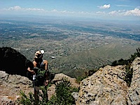 Hiking Sandia Park NM Albuquerque