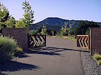 San Pedro Overlook NM Sandia Park Gate