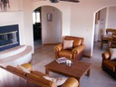 Living Area with Fireplace