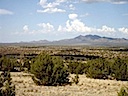 View of Ortiz Mountains and Canyons